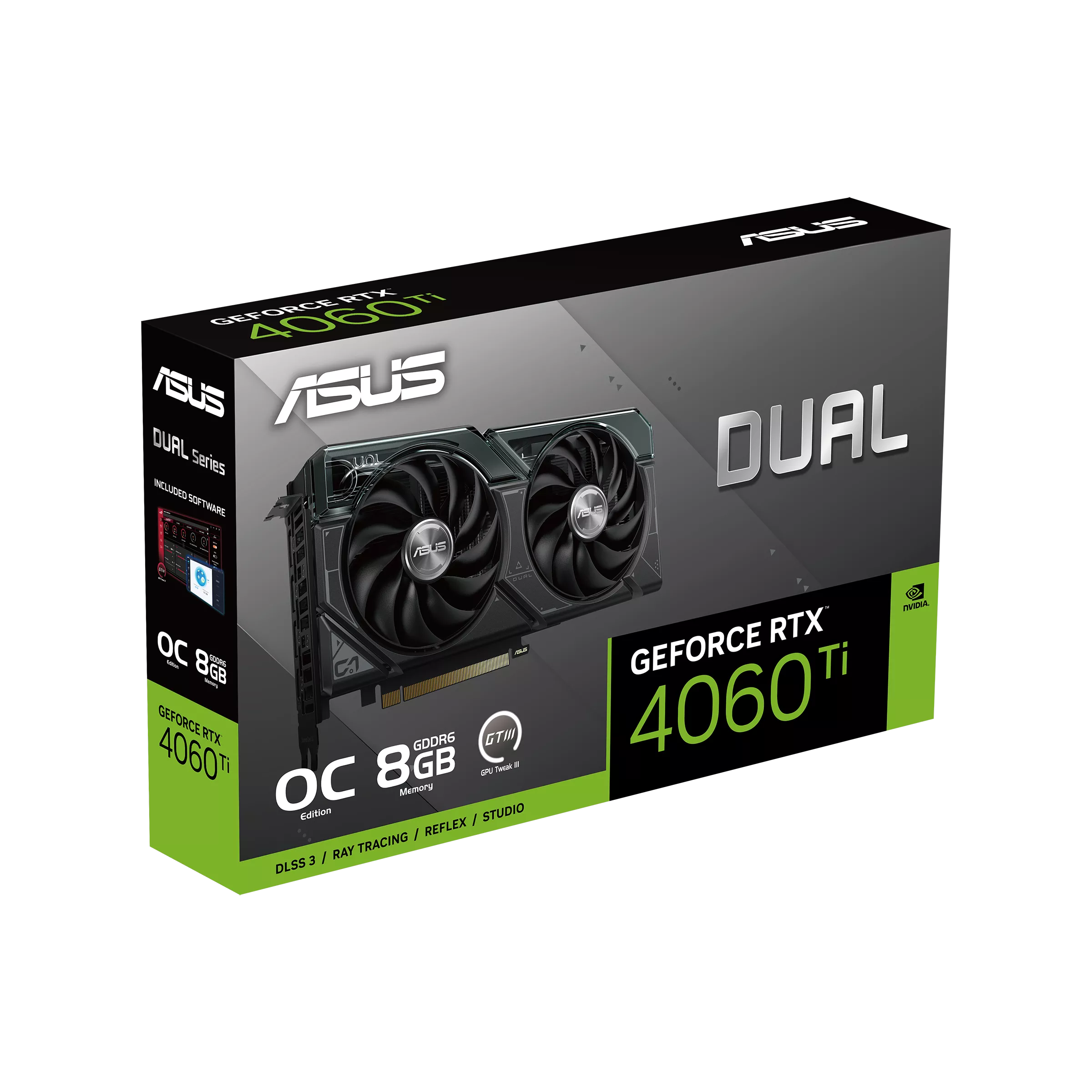 ASUS DUAL GEFORCE RTX 4060 TI OC 8GB GDDR6- Graphics Card ASUS DUAL GEFORCE RTX 4060 TI OC 8GB GDDR6- Graphics Card